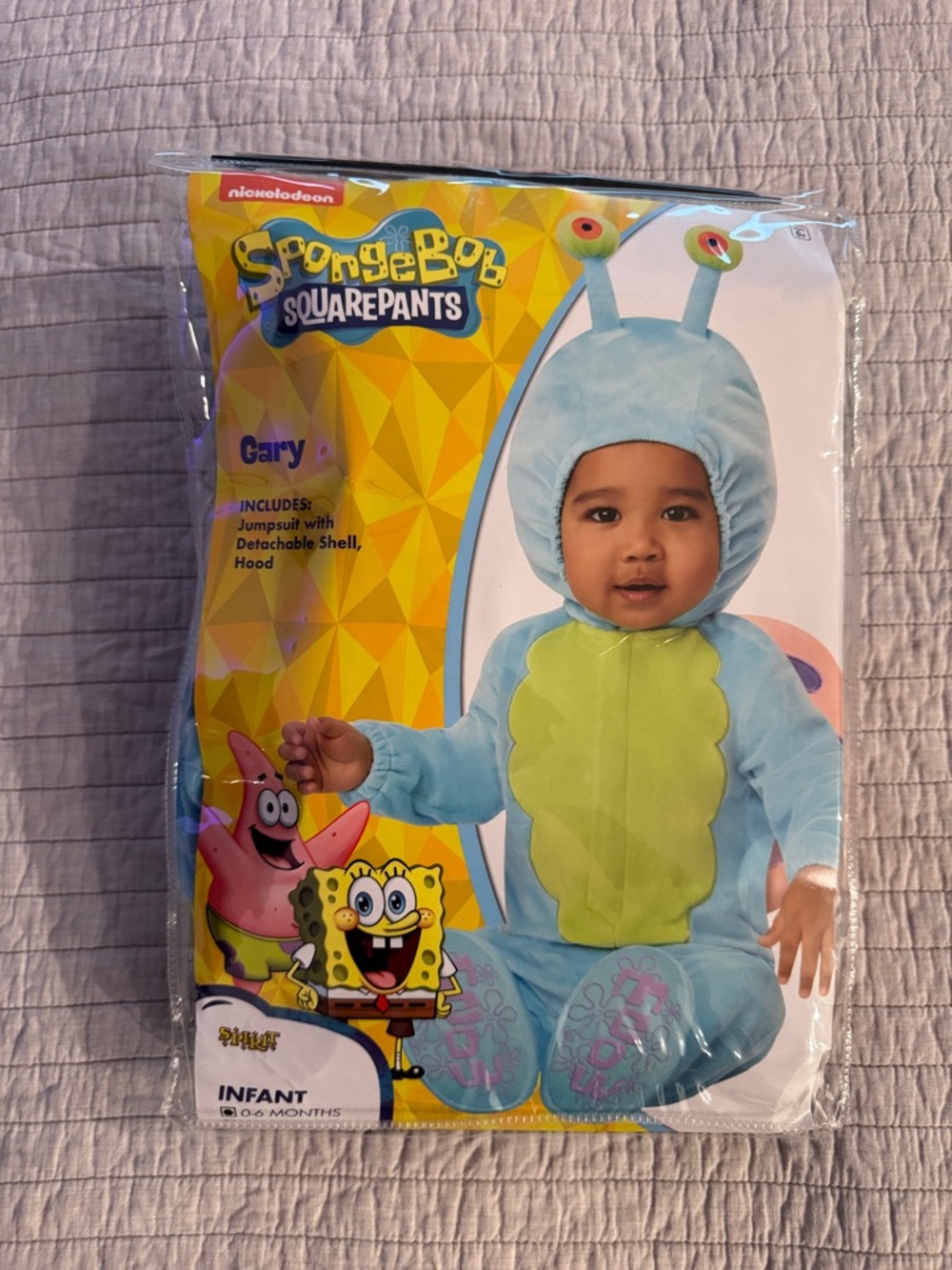 SpongeBob SquarePants Gary the Snail Baby Halloween Costume 0–6 Months